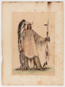Mah-to-toh-pa, o chefe mandan de George Catlin