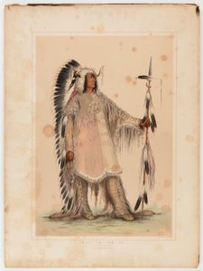 Mah-to-toh-pa, o chefe mandan de George Catlin