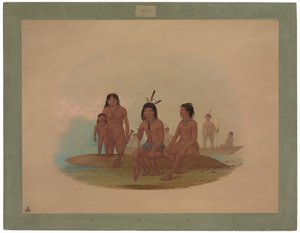 Índios Marahua de George Catlin