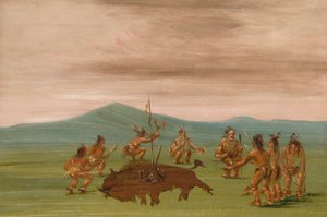 Búfalo Medicinal dos Sioux de George Catlin