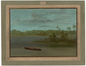 Boca do Rio Purus de George Catlin