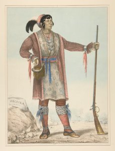 Osceola (chefe índio) de George Catlin