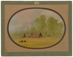 Aldeia de Pacapacurus de George Catlin