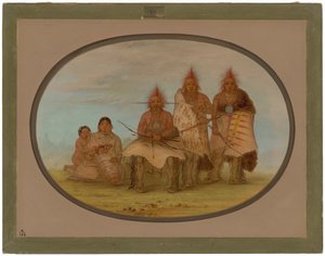 Índios Pawnee de George Catlin