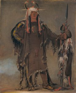 Peh-tó-pe-kiss, Costelas de Águia, um chefe Piegan de George Catlin