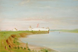 Rock Island, Guarnição dos Estados Unidos de George Catlin