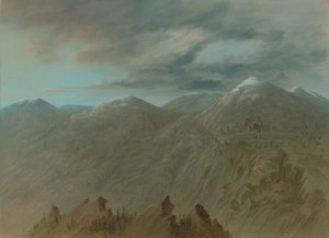 Montanhas do Rio Salmão, 18551869. de George Catlin