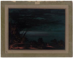 Caça ao salmão - Ottowas de George Catlin