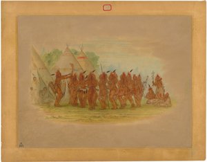 Dança dos Escravos - Saukie de George Catlin