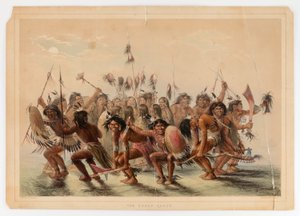 A dança do couro cabeludo de George Catlin