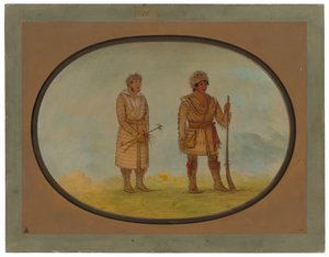 Dois chefes Cherokee de George Catlin