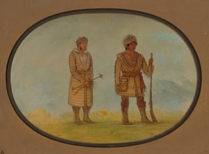 Dois Chefes Cherokee, 18611869. de George Catlin