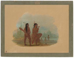Dois jovens Hyda de George Catlin
