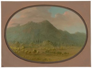 Vista nas montanhas de cristal de George Catlin