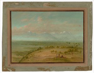 Vista da Pampa do Sacramento de George Catlin