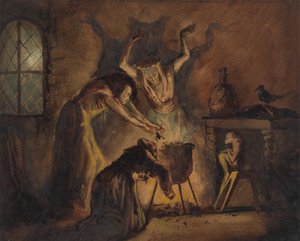 Cena das Três Bruxas de Shakespeare