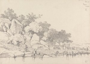 Lap House, Inner Harbour, Macau de George Chinnery