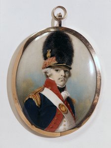 Miniatura de 1º Lord Bloomfield em uniforme militar