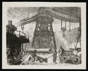 A grua radial de George Clausen