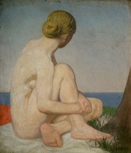 O Vigilante, 1927-18. de George Clausen