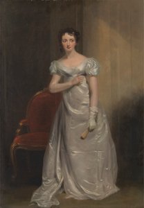Harriet Smithson como Miss Dorillon, em "Wives as They Were, and Maids as They Are" de Elizabeth Inchbald