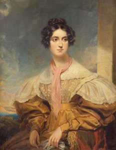 Retrato de Lady Georgiana Clinton (óleo sobre tela)