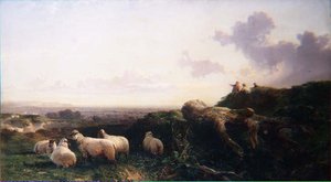 Noite na South Downs de George Cole