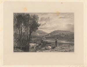Castelo de Lulworth, Dorsetshire de George Cooke