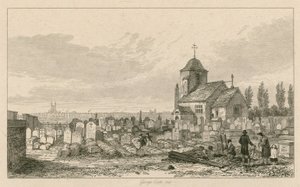 Igreja velha de St Pancras, Londres de George Cooke