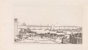 Abertura da Ponte de Waterloo de George Cooke