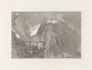 Castelo de Tintagel, Cornualha de George Cooke
