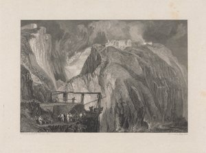 Castelo de Tintagel, Cornualha de George Cooke