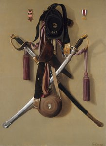 Regalia da Guerra Civil do Major Levi Gheen McCauley, 1887 de George Cope