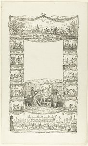 Anedotas: Borda para uma página de título de George Cruikshank