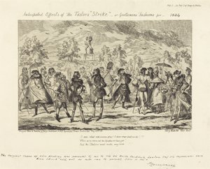Efeitos Antecipados do "Greve" dos Alfaiates de George Cruikshank