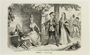 abril - Fooling from George Cruikshank