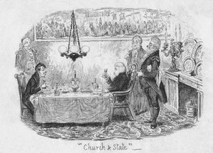 Igreja e Estado, 1829 de George Cruikshank