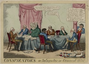 Conspiradores, publicado em 1º de julho de George Cruikshank