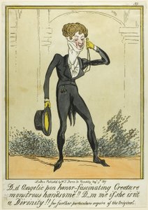 D_d Angelic pon honor-Fascinating Creature Monstrous Handsome!! de George Cruikshank
