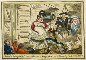 Intrepidez feminina de George Cruikshank