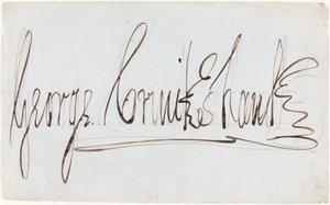 George Cruikshank (assinatura decorativa) de George Cruikshank