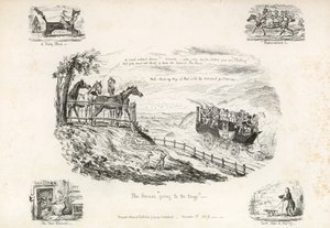 Gurney&39;s Steam Carriage de George Cruikshank