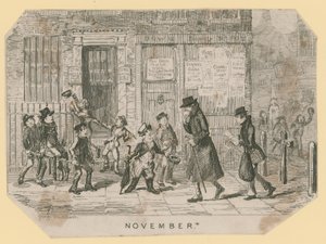 Guy Fawkes Night de George Cruikshank