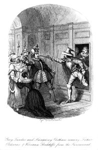 Guy Fawkes e Humphrey Chetham, 1605, 1841. de George Cruikshank