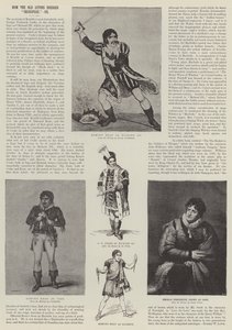 Como os antigos atores vestiram Shakspere de George Cruikshank
