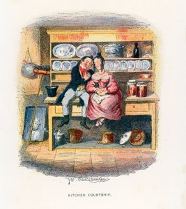 Ilustração para tempos difíceis de George Cruikshank