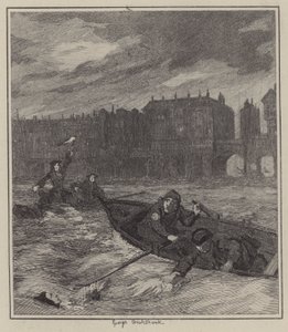 Ilustração para Jack Sheppard de George Cruikshank