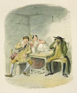 Ilustração para "Oliver Twist" de George Cruikshank