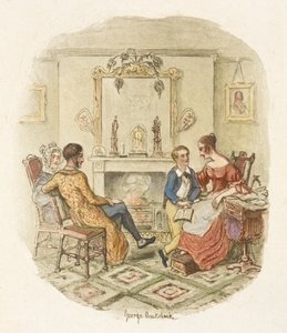 Ilustração para "Oliver Twist" de George Cruikshank