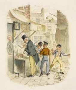 Ilustração para "Oliver Twist" de George Cruikshank